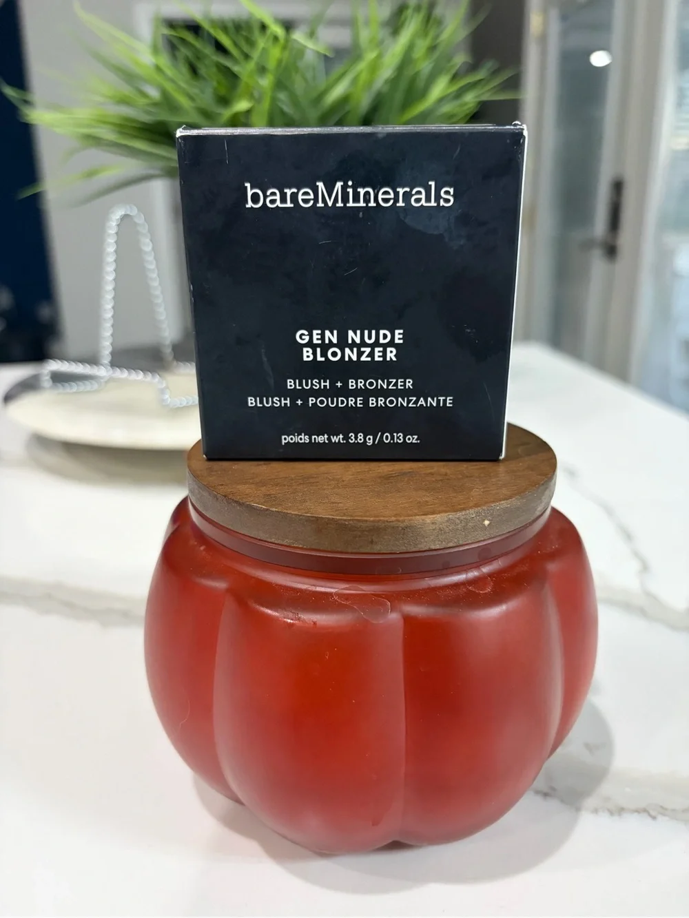 bareMinerals Shimmering Copper-Peach Baked Blush